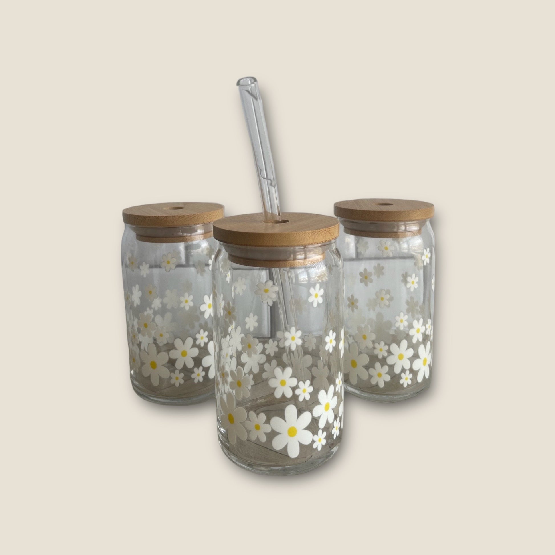 Daisy 16oz. Glass Cup – WLFM